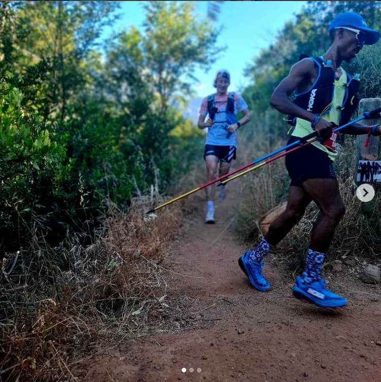 Runner in motion with KULA energy